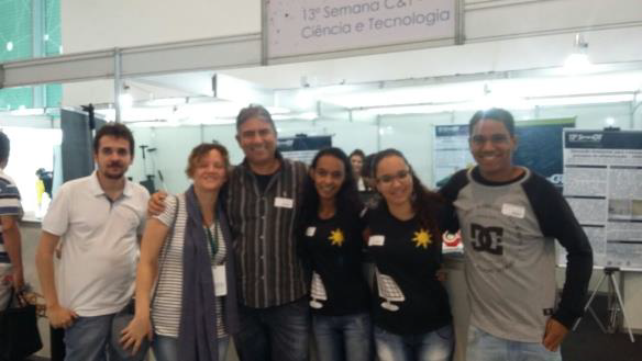 Alunos e professores do trabalho FCFV Solar: Formação Continuada em Energia Solar Fotovoltaica - CEFET – Curvelo.